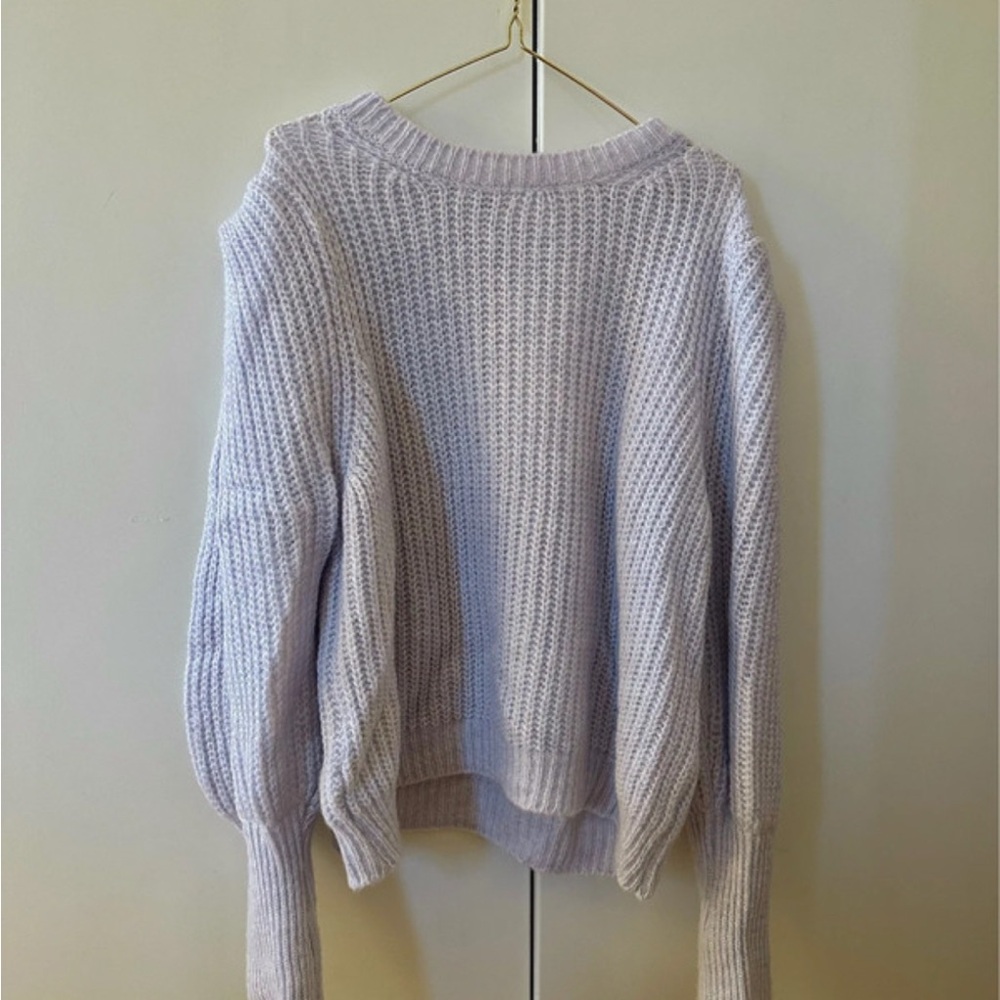 Lavender Knit Women's Sweater
